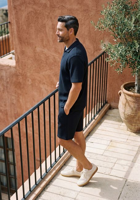 Donkerblauwe DSTREZZED Polo MAYSON POLO - large