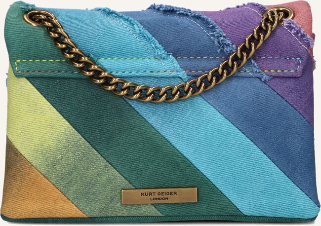 Multi KURT GEIGER LONDON Schoudertas DENIM MINI KENSINGTON L Multi KURT GEIGER LONDON Schoudertas DENIM MINI KENSINGTON L - large