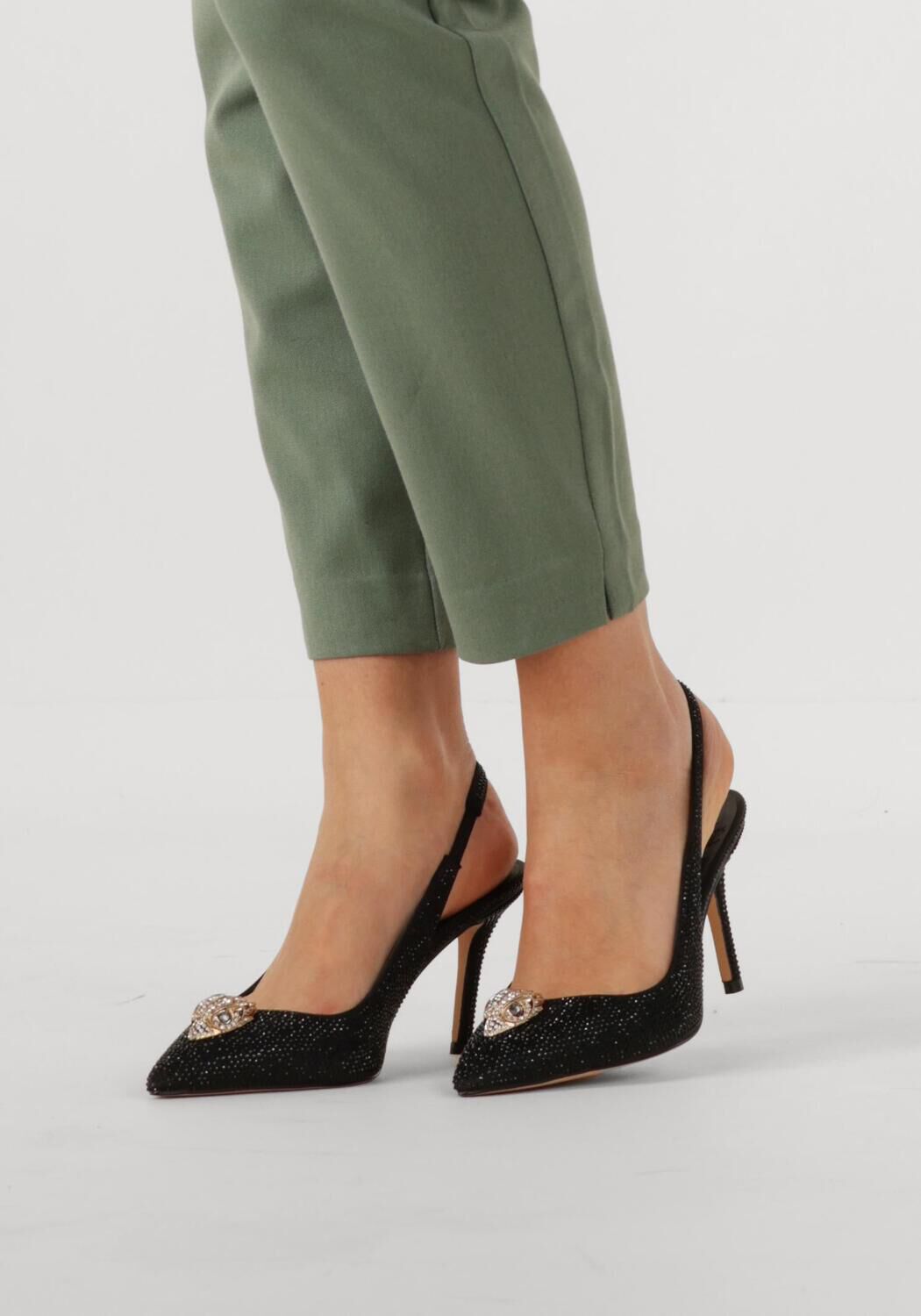 Zwarte KURT GEIGER LONDON Slingbacks BELGRAVIA HIGH - large