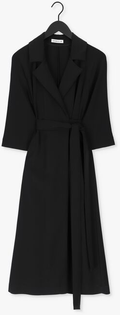 Zwarte VANILIA Midi jurk REVER SHIRT DRESS - large