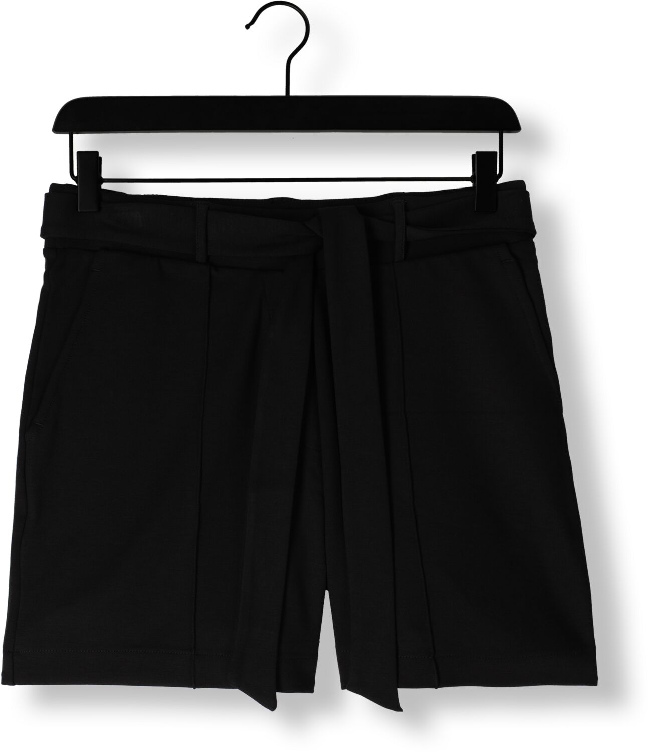JANSEN AMSTERDAM Dames Broeken Hv451 Heavy Jersey Short Zwart