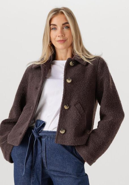 Bruine MODSTRÖM Teddy jas JUSTYMD SHORT JACKET - large