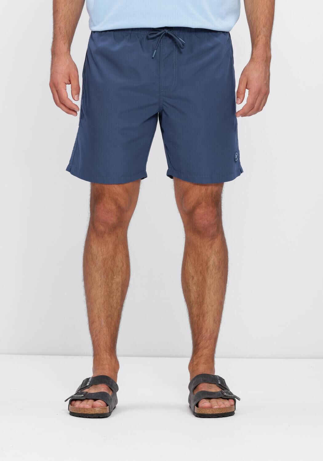 Blauwe SHIWI Zwembroeken MIKE SWIM SHORTS 7 INCH SOLID - large