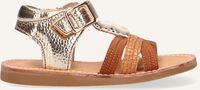 Cognac SHOESME Platte sandalen CS21S012 - medium