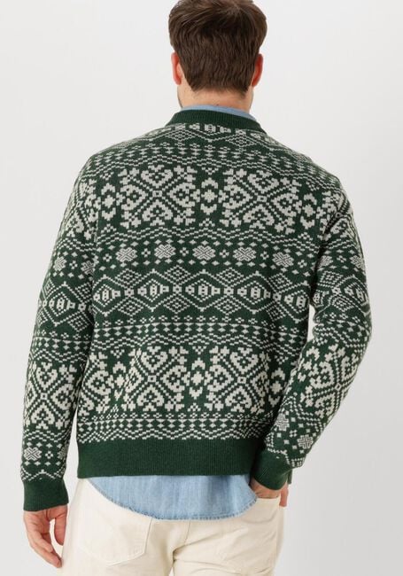 Multi SELECTED MEN Trui SLHHOLGER LS KNIT JAQUARD CREW NECK - large