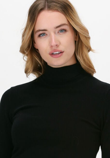 Zwarte OBJECT Coltrui OBJTHESS L/S ROLLNECK KNIT PULLOVER - large