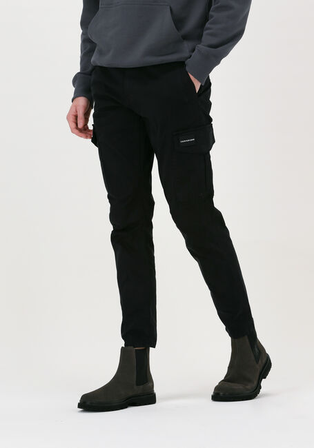 Zwarte CALVIN KLEIN Cargobroeken SKINNY WASHED CARGO PANT - large