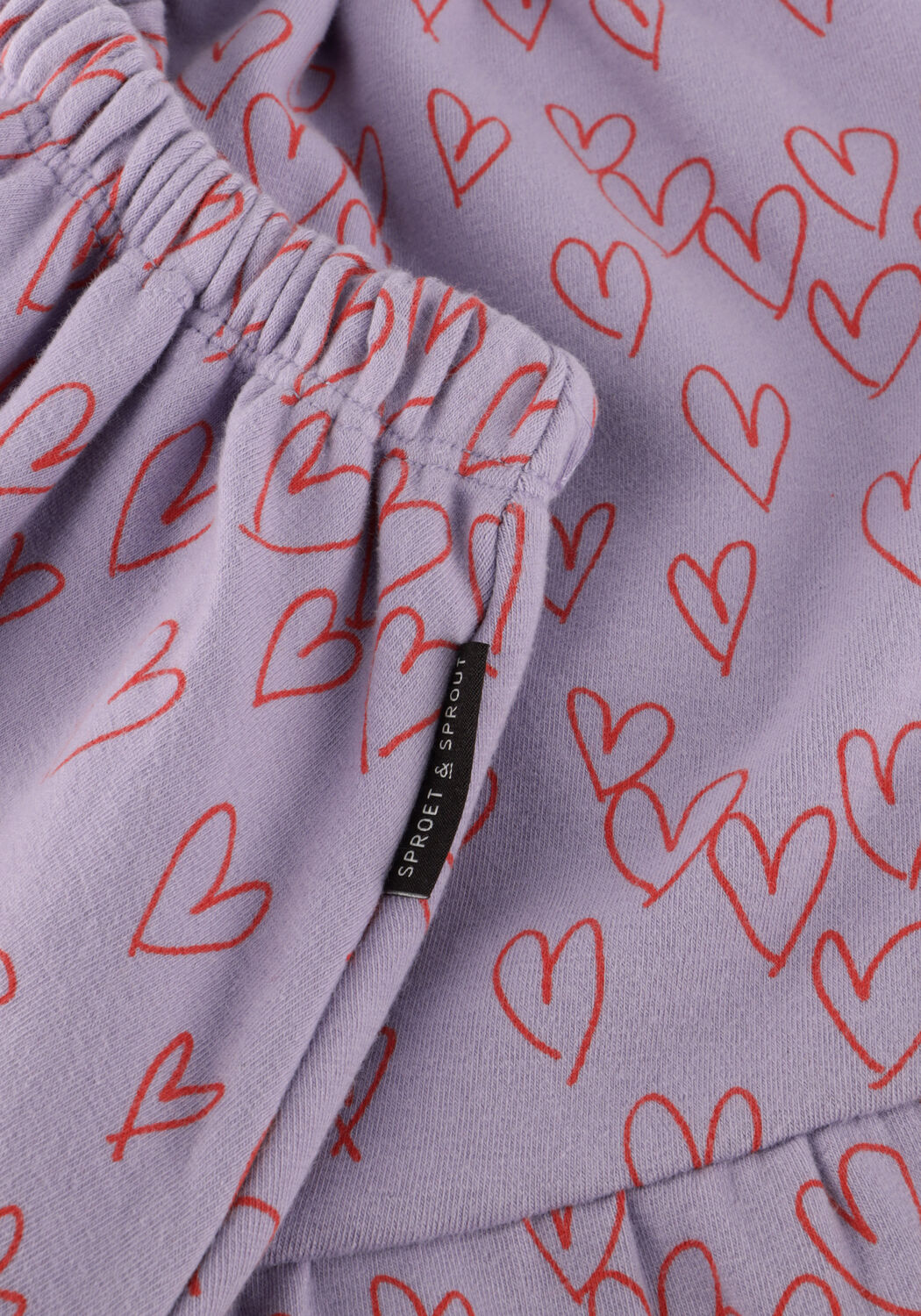 Lila Sproet & Sprout Minirok SKIRT RUFFLE HEARTS PRINT - large