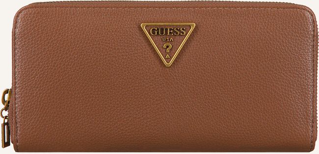 Cognac GUESS Portemonnee DESTINY SLG LARGE ZIP AROUND Cognac GUESS Portemonnee DESTINY SLG LARGE ZIP AROUND - large