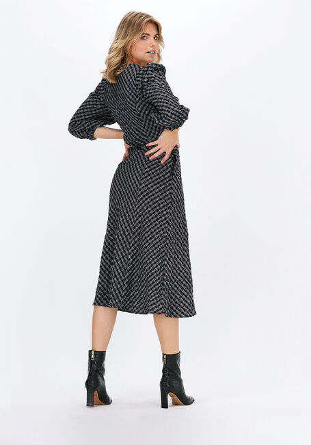 Zwarte LOLLYS LAUNDRY Midi jurk LAKE DRESS - large