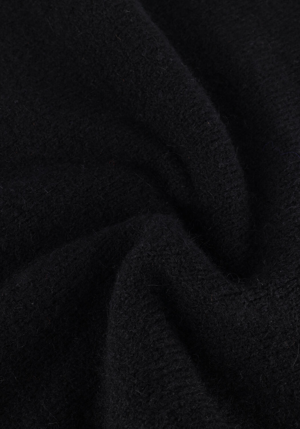 Zwarte PENN & INK Trui PULLOVER SPLITT - large