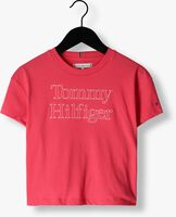 Roze TOMMY HILFIGER T-shirt TOMMY HILFIGER STITCH TEE S/S - medium
