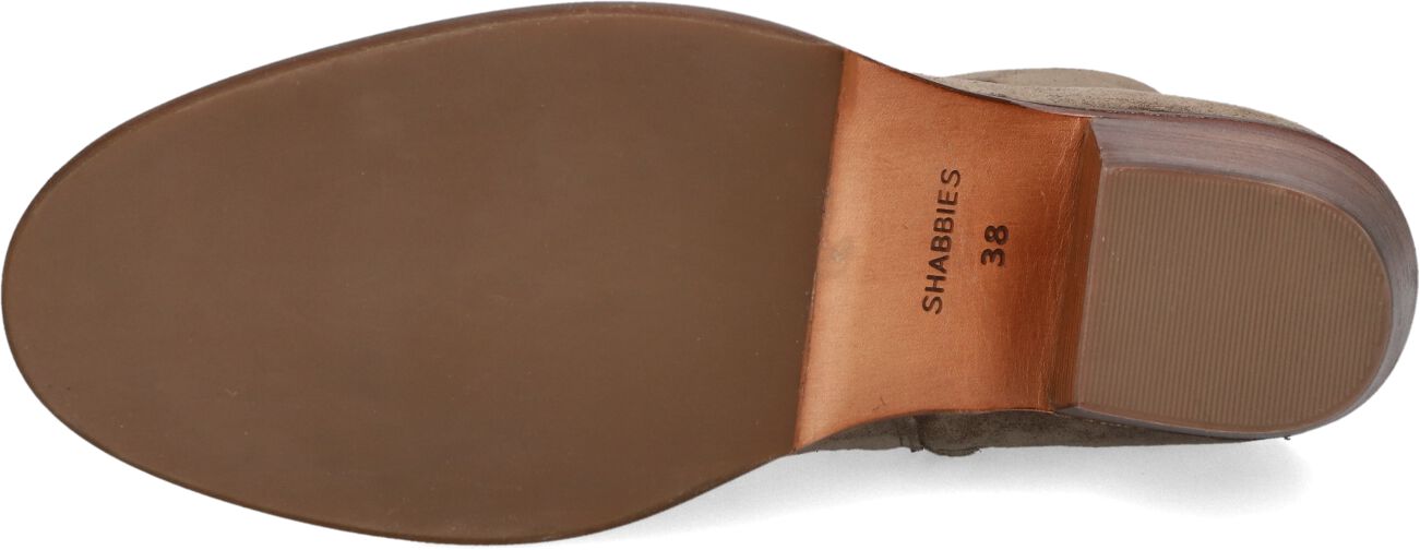 SHABBIES Bruine Enkellaarsjes Joan Ankie