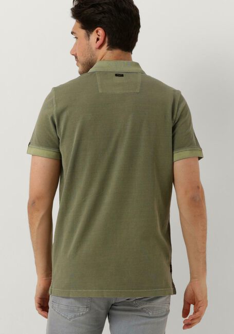 Groene PME LEGEND Polo SHORT SLEEVE POLO GARMENT DYE - large