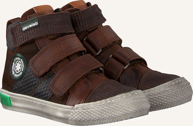 Bruine DEVELAB Hoge sneakers 41727 Bruine DEVELAB Hoge sneakers 41727 - large