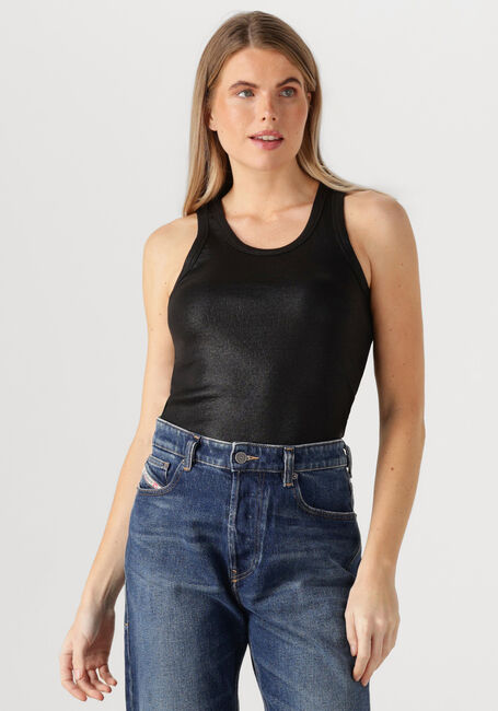 Zwarte SUMMUM T-shirt RIB TANKTOP COTTON RIB - large