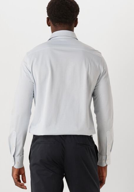 Lichtblauwe PROFUOMO Klassiek overhemd SHIRT X-CUTAWAY JAPANESE KNITTED - large