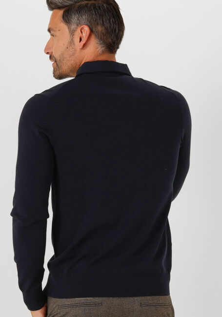 Donkerblauwe PROFUOMO Trui POLO ONEPIECE LUXURY BASIC - large