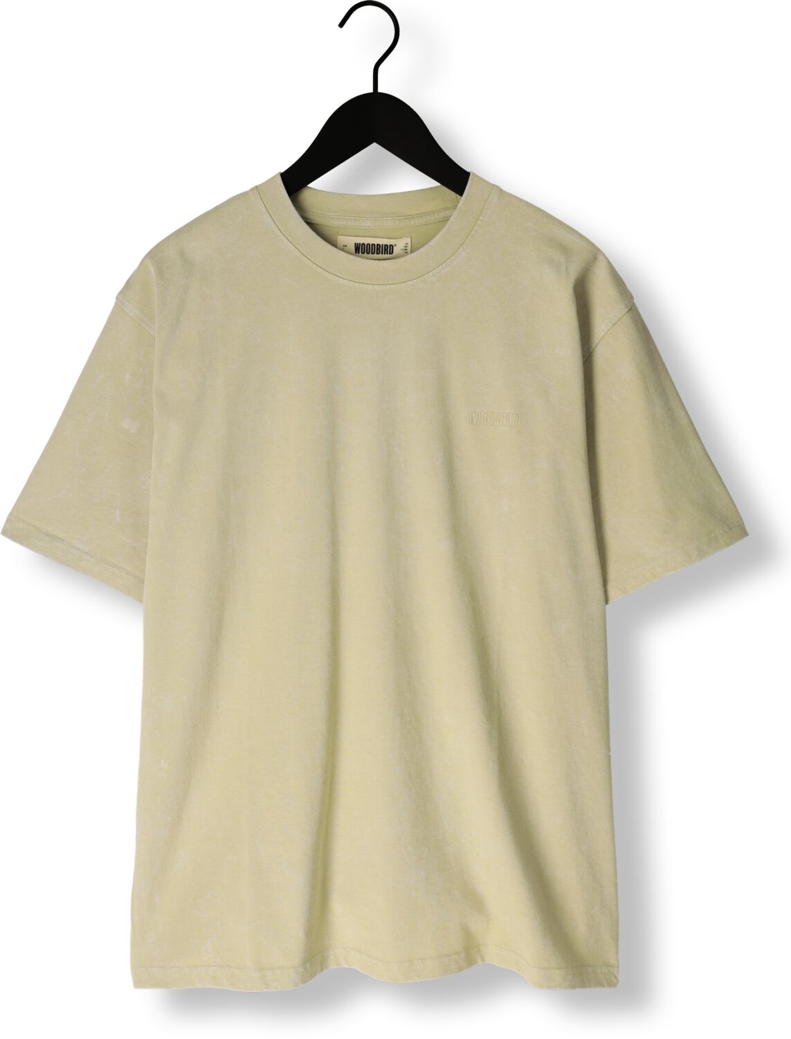 WOODBIRD Heren Polo's & T-shirts Wbbaine Washed Tee Zand
