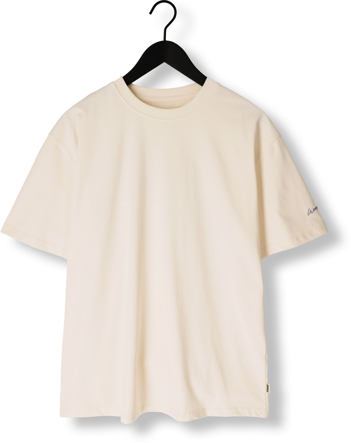WOODBIRD Heren Polo's & T-shirts Wbbaine Noodle Tee Gebroken Wit
