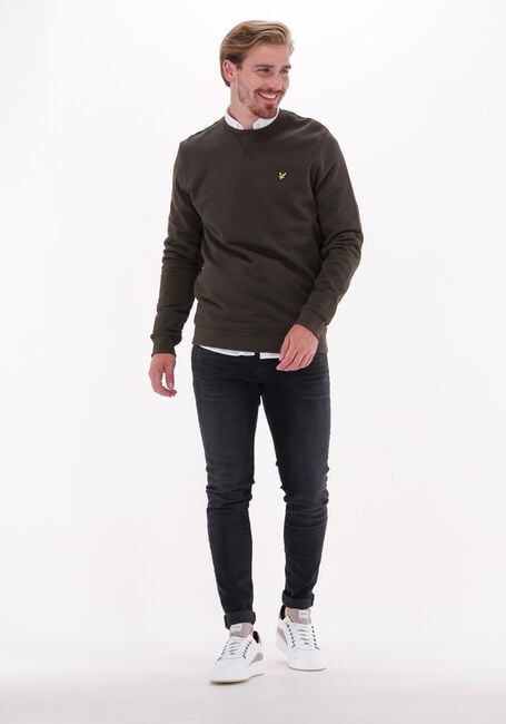 Olijf LYLE & SCOTT Sweater CREW NECK SWEATSHIRT - large