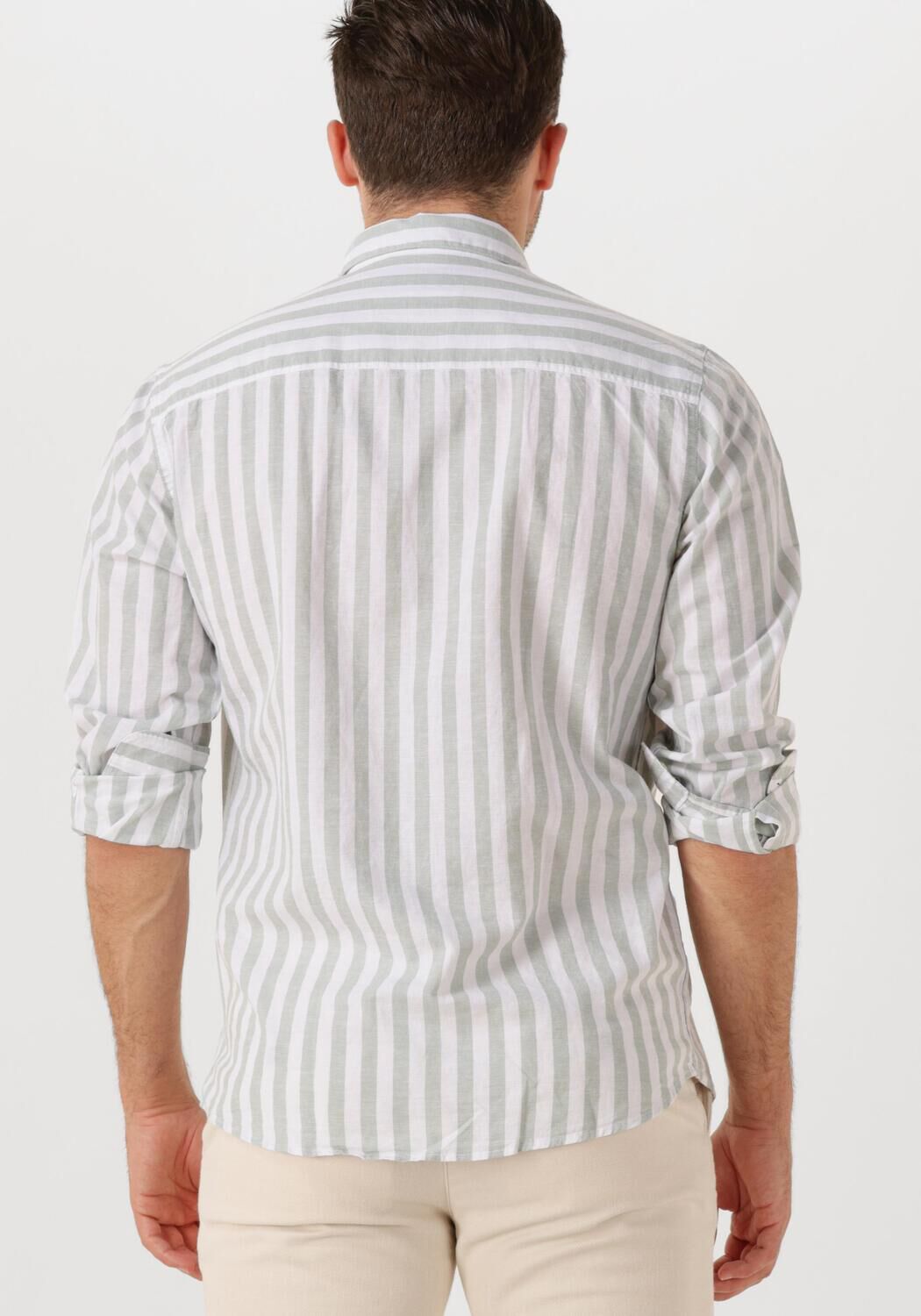 SELECTED HOMME Heren Overhemden Slhslim-sun Shirt Ls Noos Groen