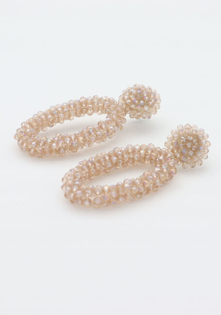 Creme PAULIE POCKET Oorbellen OVAL BENTHE EARRING - large