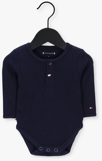Donkerblauwe TOMMY HILFIGER  BABY SOLID FINE RIB BODY - large