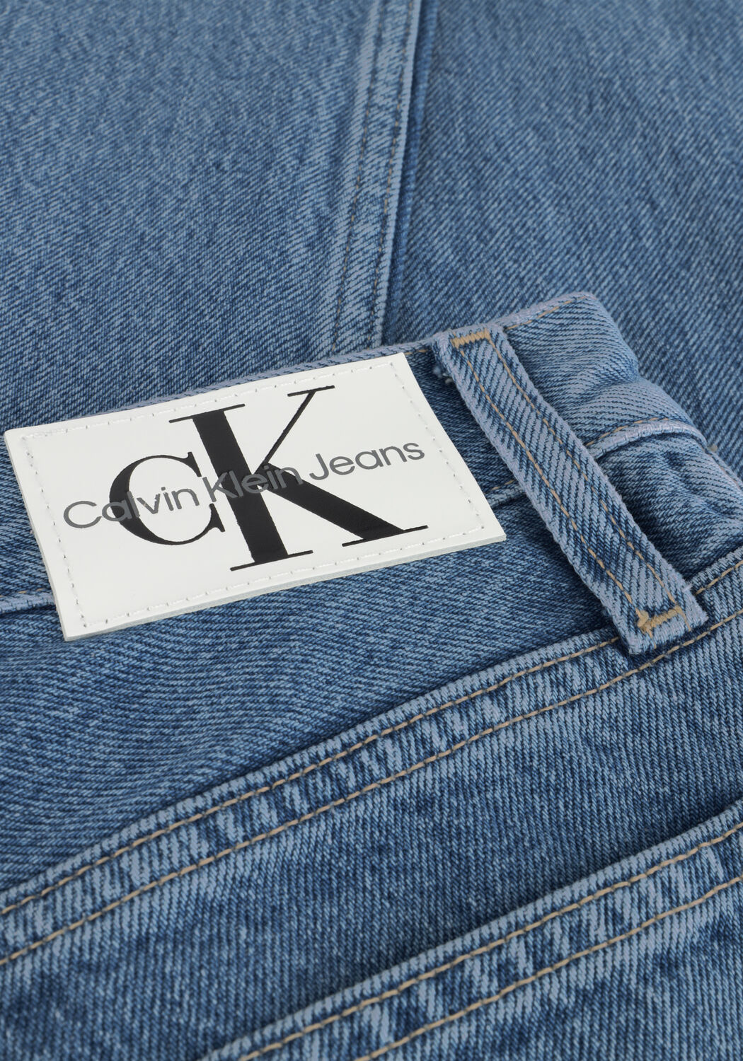 Lichtblauwe CALVIN KLEIN Mom jeans MOM JEAN - large