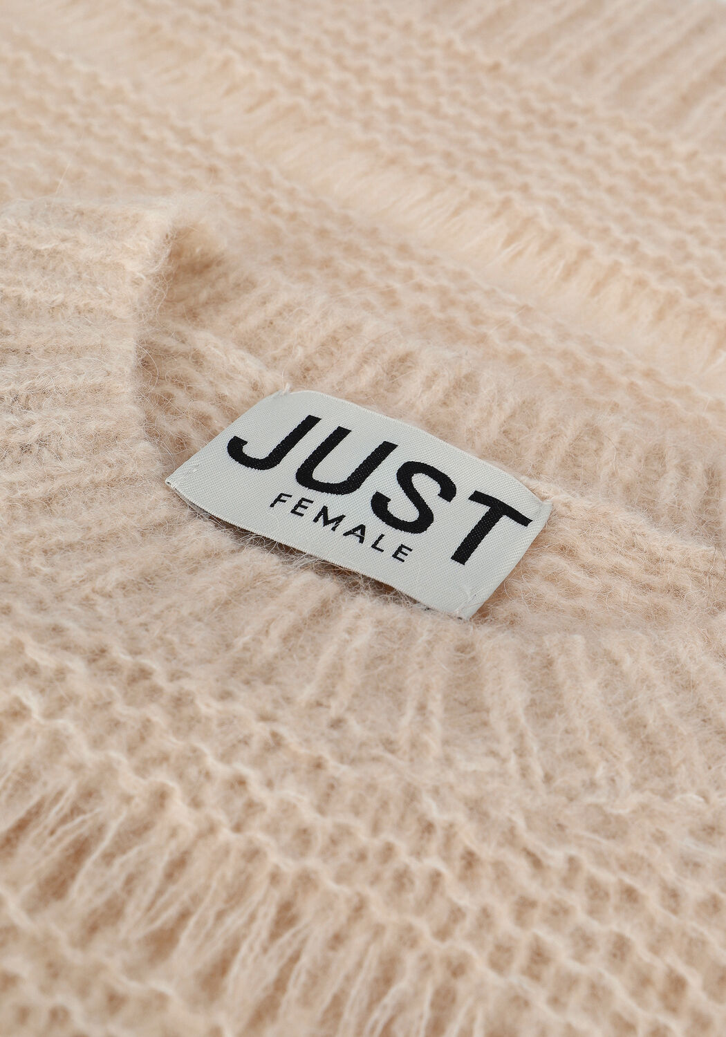 Beige JUST FEMALE Trui SAGI KNIT - large
