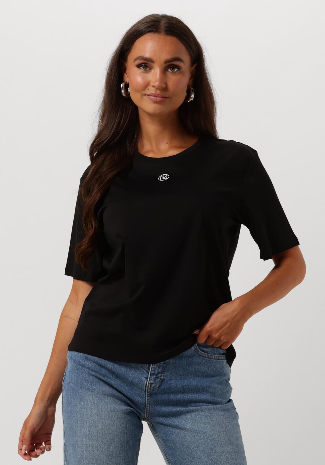 MSCH COPENHAGEN Dames Tops & T-shirts Mschmelea Icon Tee Zwart