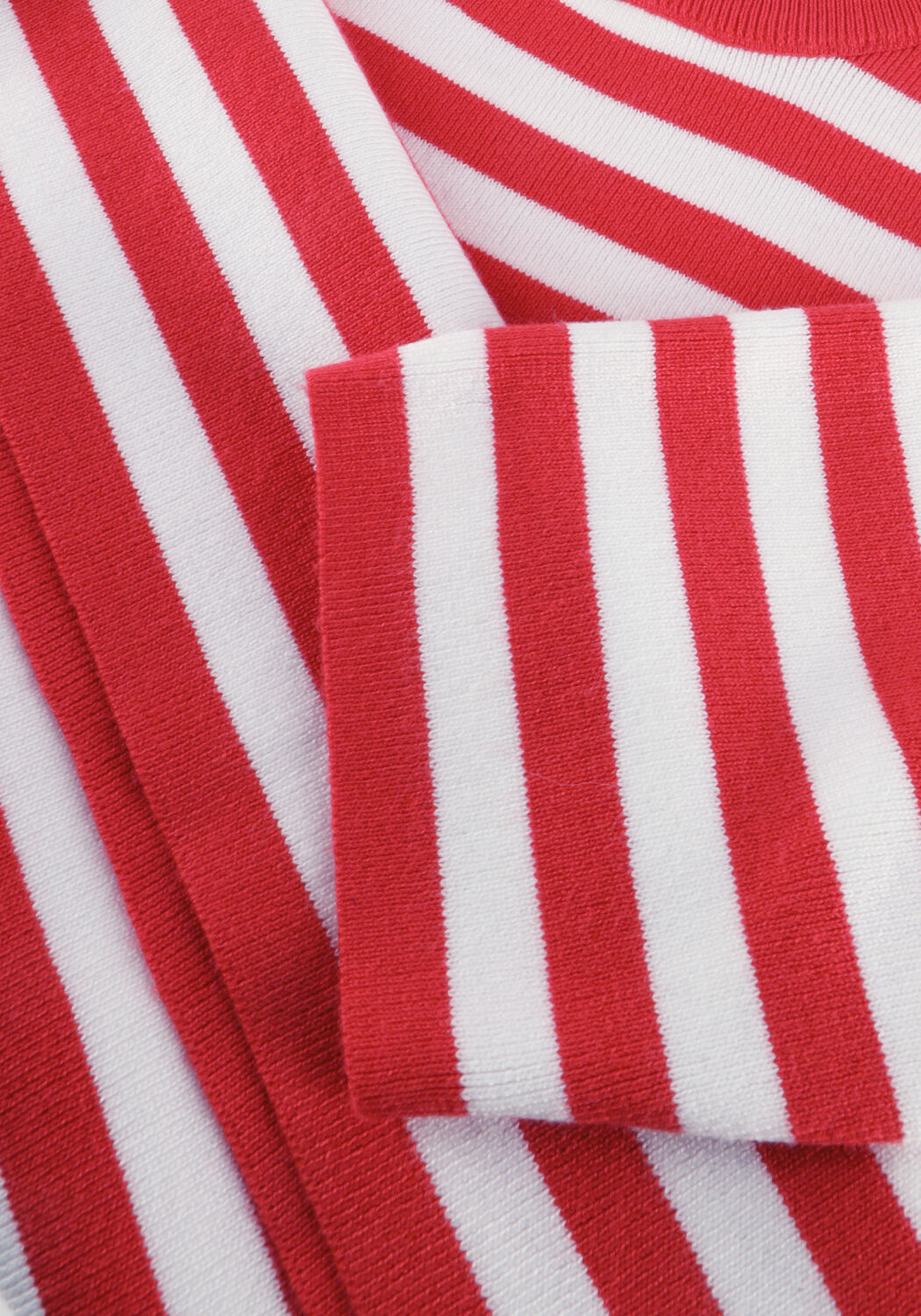 Rode OBJECT Top OBJESTER S/S NEW KNIT PULLOVER - large