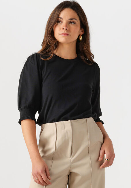 Zwarte FABIENNE CHAPOT Trui MOLLY SHORT SLEEVE PULLOVER - large