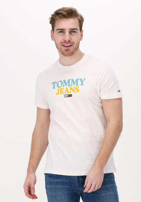 Witte TOMMY JEANS T-shirt TJM ENTRY GRAPHIC TEE - large