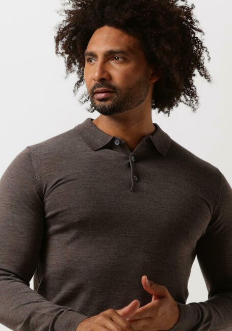Taupe PROFUOMO Polo POLO LONGSLEEVE - large