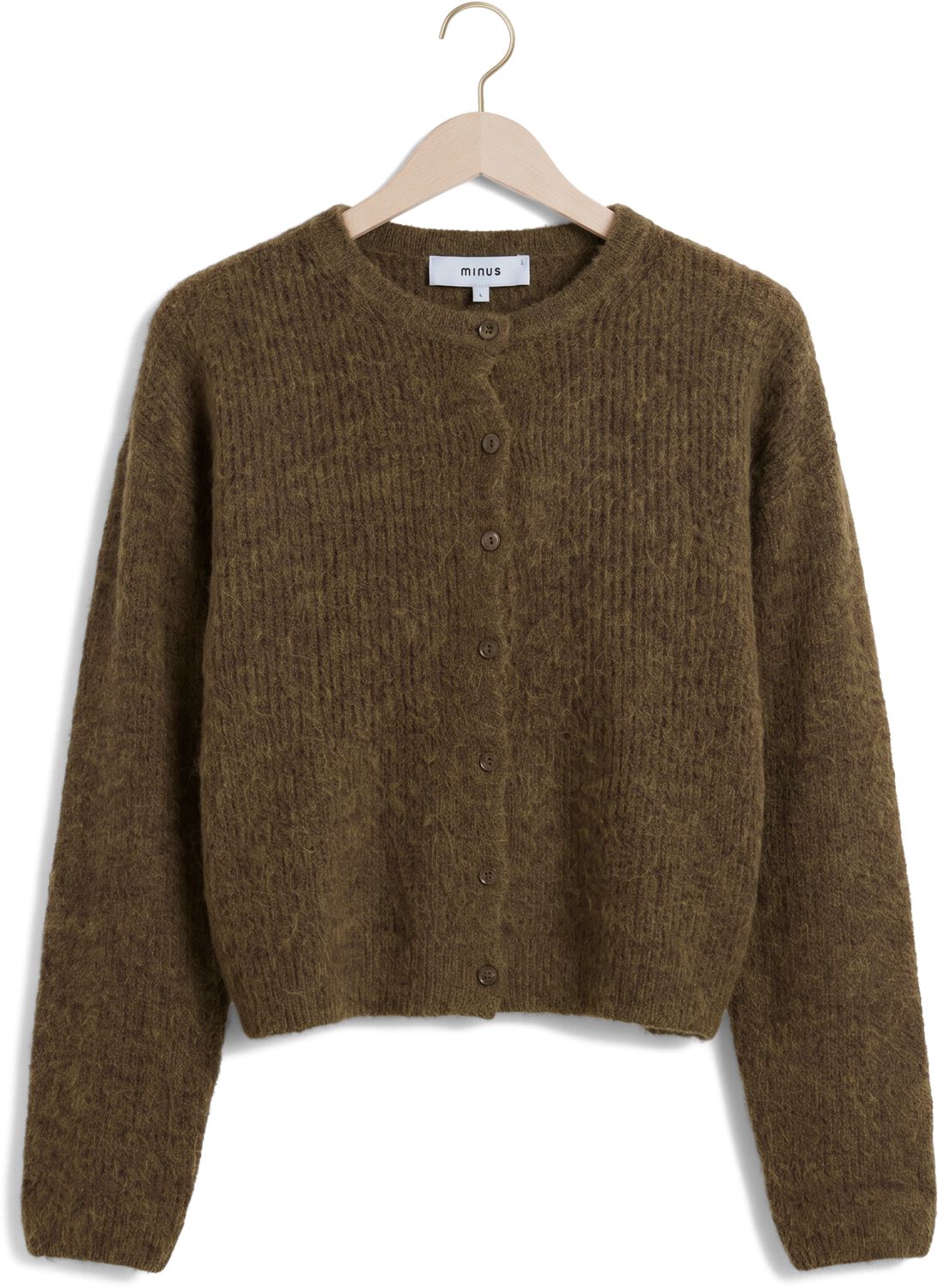 MINUS Dames Truien & Vesten Mschrista Knit Cardigan Groen