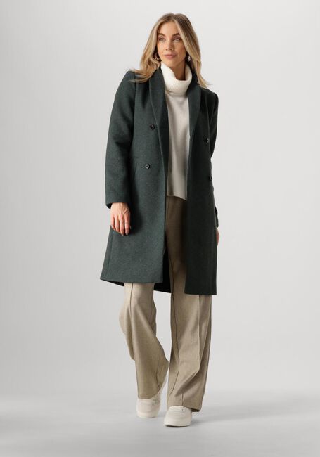 Donkergroene MODSTRÖM Mantel ODELIA COAT - large