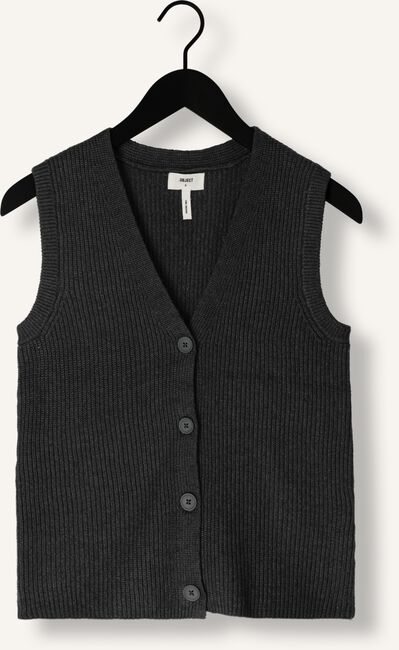 Grijze OBJECT Gilet OBJMALENA S/L KNIT VEST DIV Grijze OBJECT Gilet OBJMALENA S/L KNIT VEST DIV - large