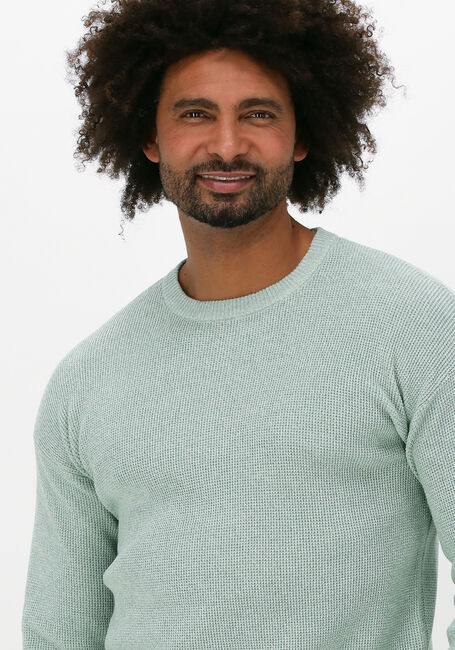 Groene SELECTED HOMME Trui SLHROBERT LS KNIT CREW NECK - large