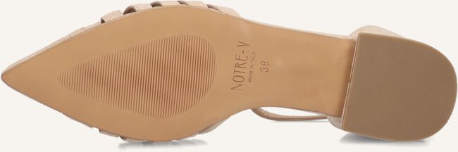 Beige NOTRE-V Platte sandalen 12264 Beige NOTRE-V Platte sandalen 12264 - large