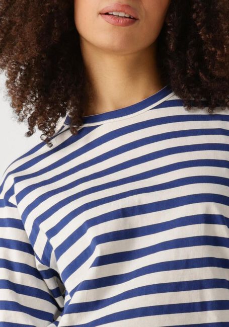 Blauwe EDITED T-shirt VERLEE LONGSLEEVE - large