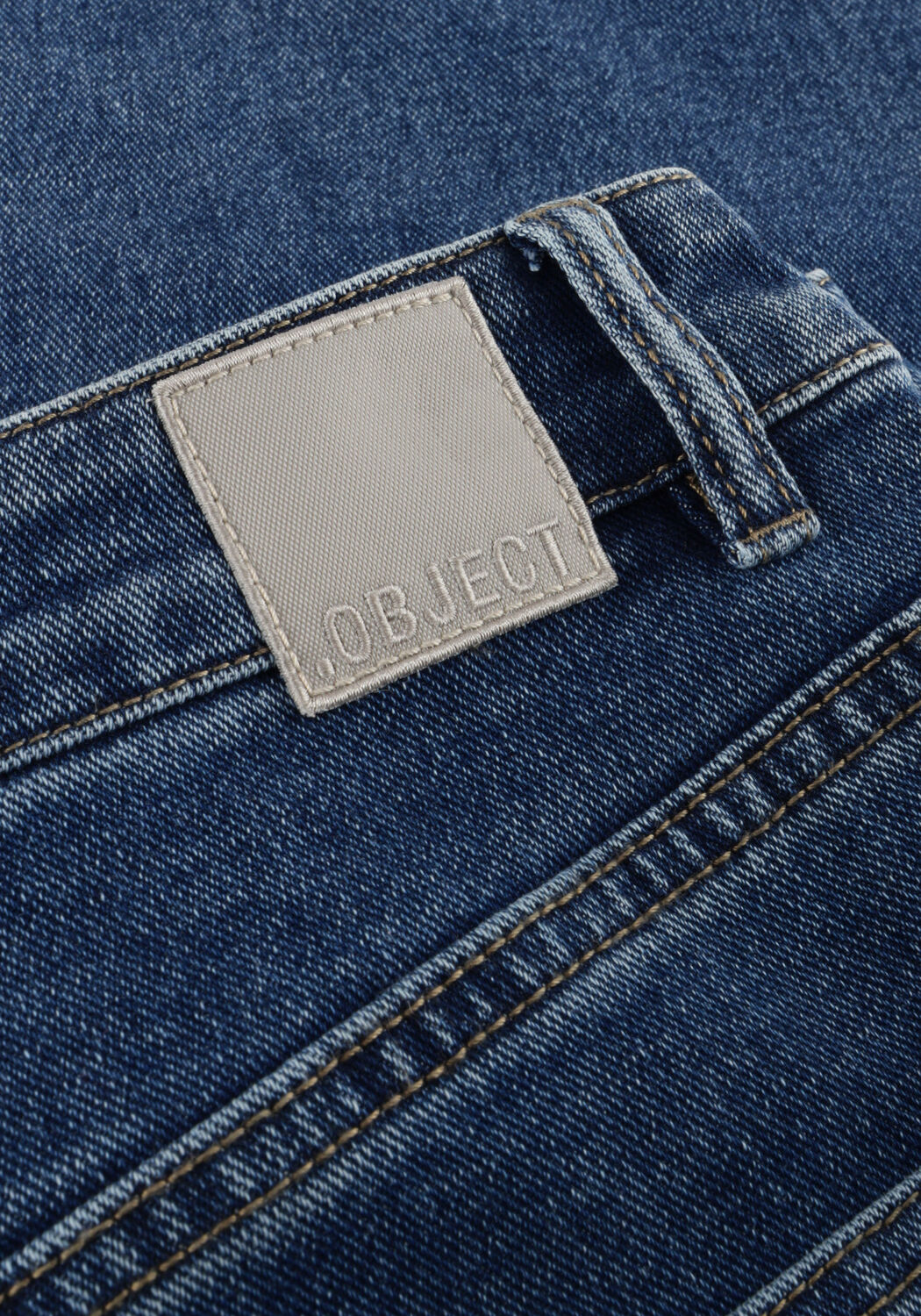 Blauwe OBJECT Mom jeans OBJSAVA MW BARREL ANKEL JEANS - large