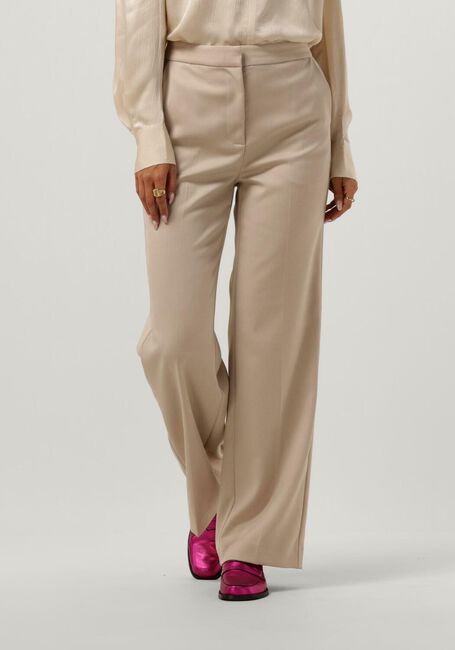Beige SECOND FEMALE Pantalon KALEEM STRAIGHT TROUSERS - large