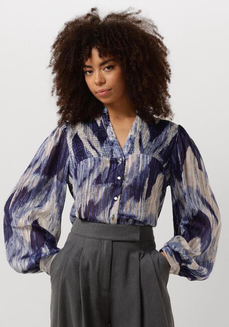 Blauwe NUKUS Blouses PRESTONIA BLOUSE - large