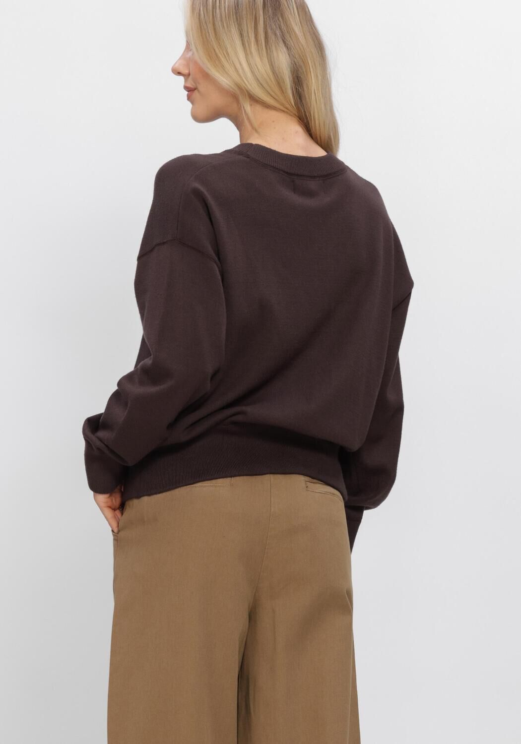 Bruine WITHBLACK Sweater WBLMARGOT LS PULLOVER - large