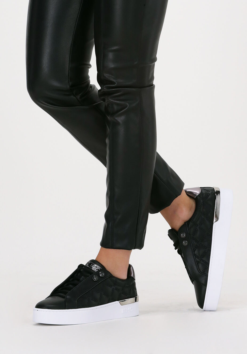 Zwarte LIU JO Lage sneakers SILVIA 37 - large