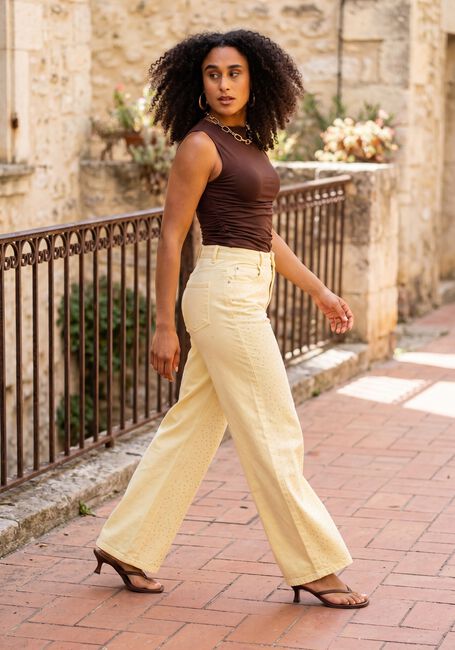 Gele HARPER & YVE Wide jeans MAYRA-PA - large