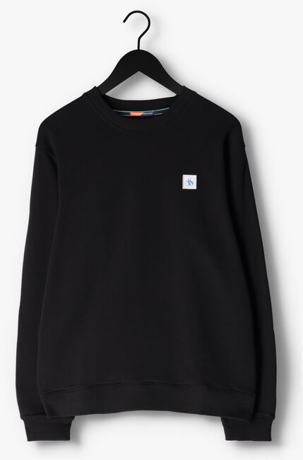 Zwarte SCOTCH & SODA Sweater CLASSIC ESSENTIAL CREWNECK SWEATSHIRT - large