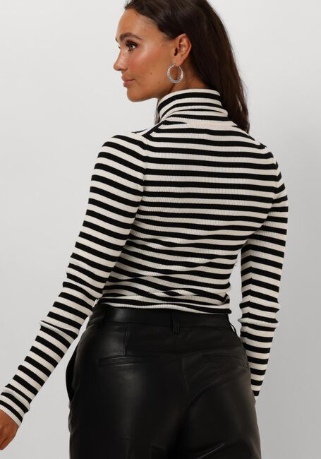Witte CALVIN KLEIN Coltrui WOVEN LABEL ROLL NECK SWEATER - large
