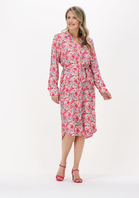 Roze YDENCE Midi jurk DRESS BLOSSOM - large